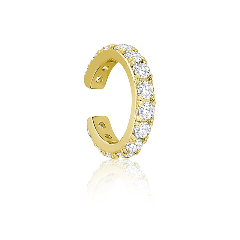 Achara Sparkling Zirconia Small Ear Cuff Earring