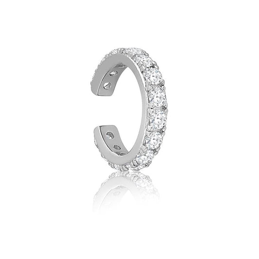 Achara Sparkling Zirconia Small Ear Cuff Earring