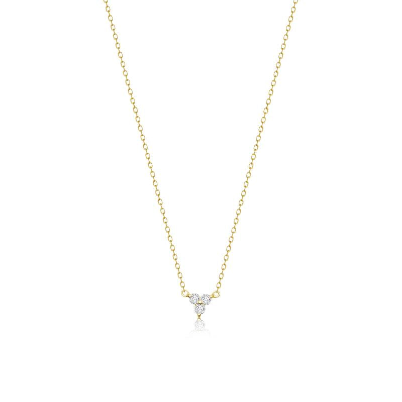 Achara Trinity Cubic Zirconia Necklace