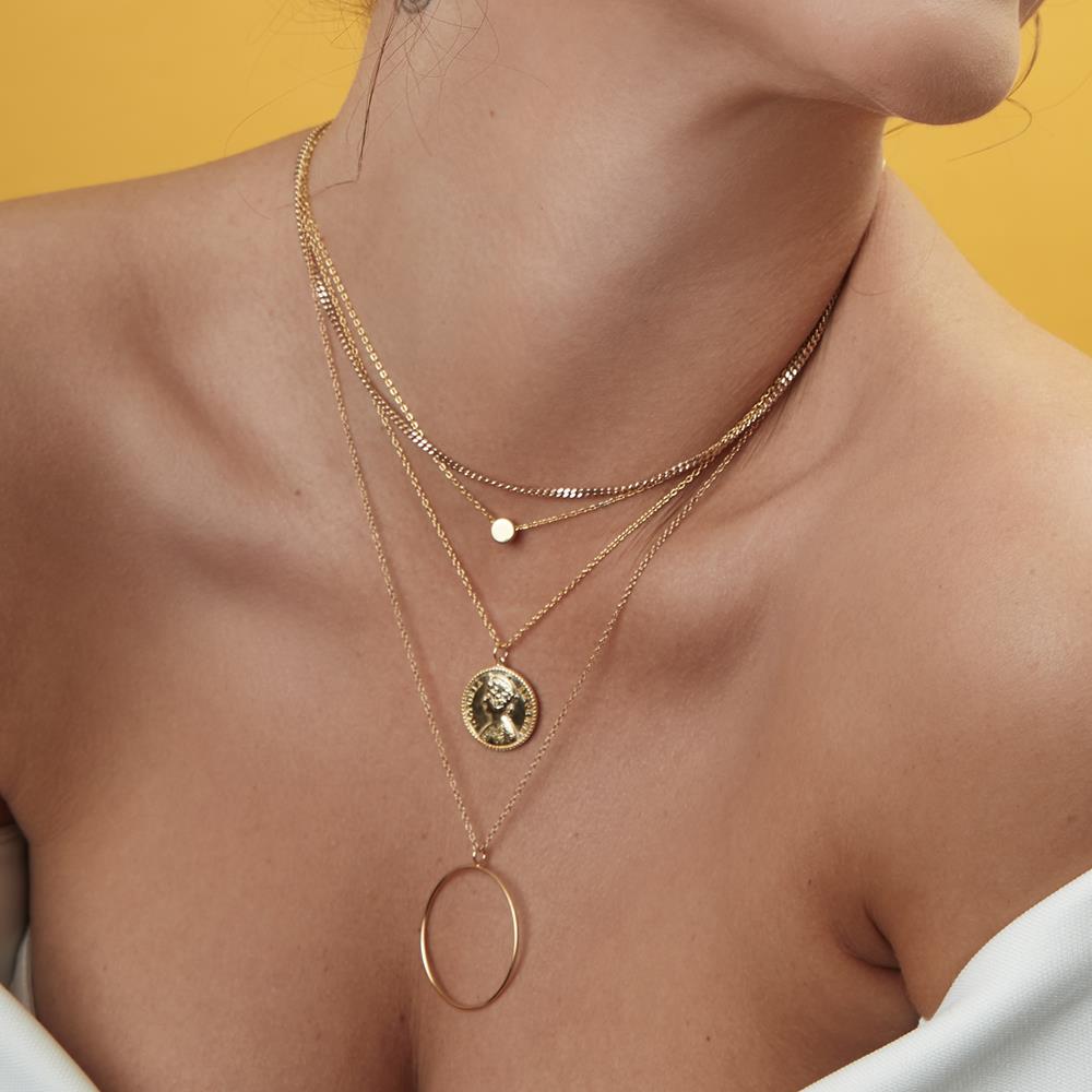 Achara Victorian Coin Necklace