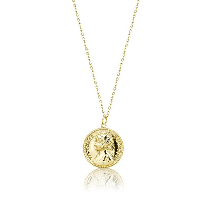 Achara Victorian Coin Necklace
