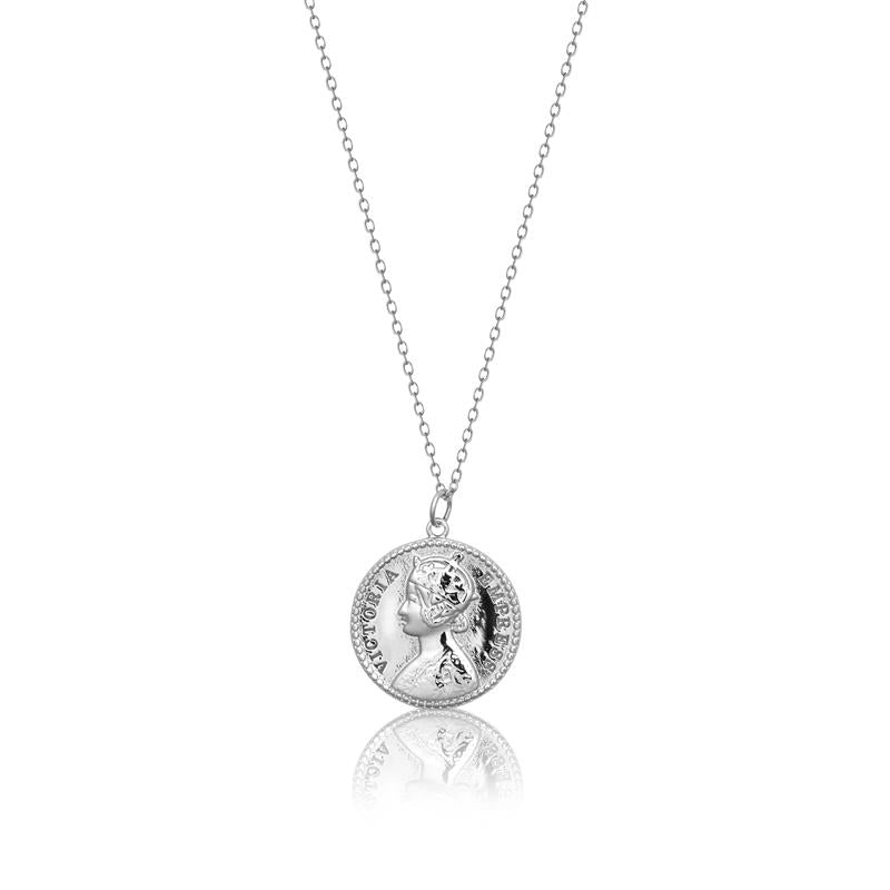 Achara Victorian Coin Necklace