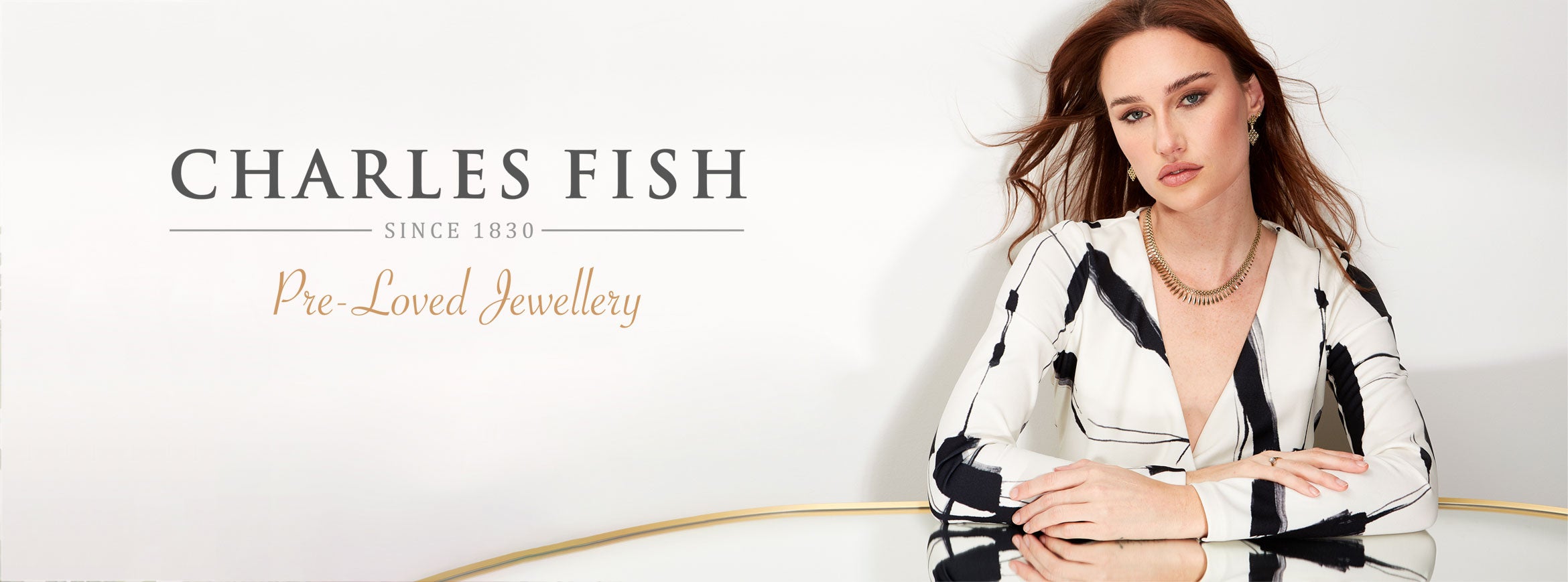 shop pre-owned jewellery at charles fish for glamorous gold pieces