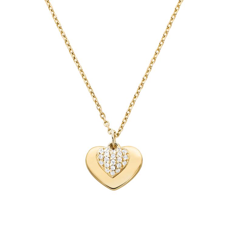 Michael Kors Gold Heart Necklace MKC1120AN710