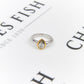 Pre-Owned 18ct Two Tone 0.30 ct Diamond Solitaire Ring