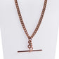 Pre-Owned 9ct Rose Gold 15 Inch Albert Chain Swivel
