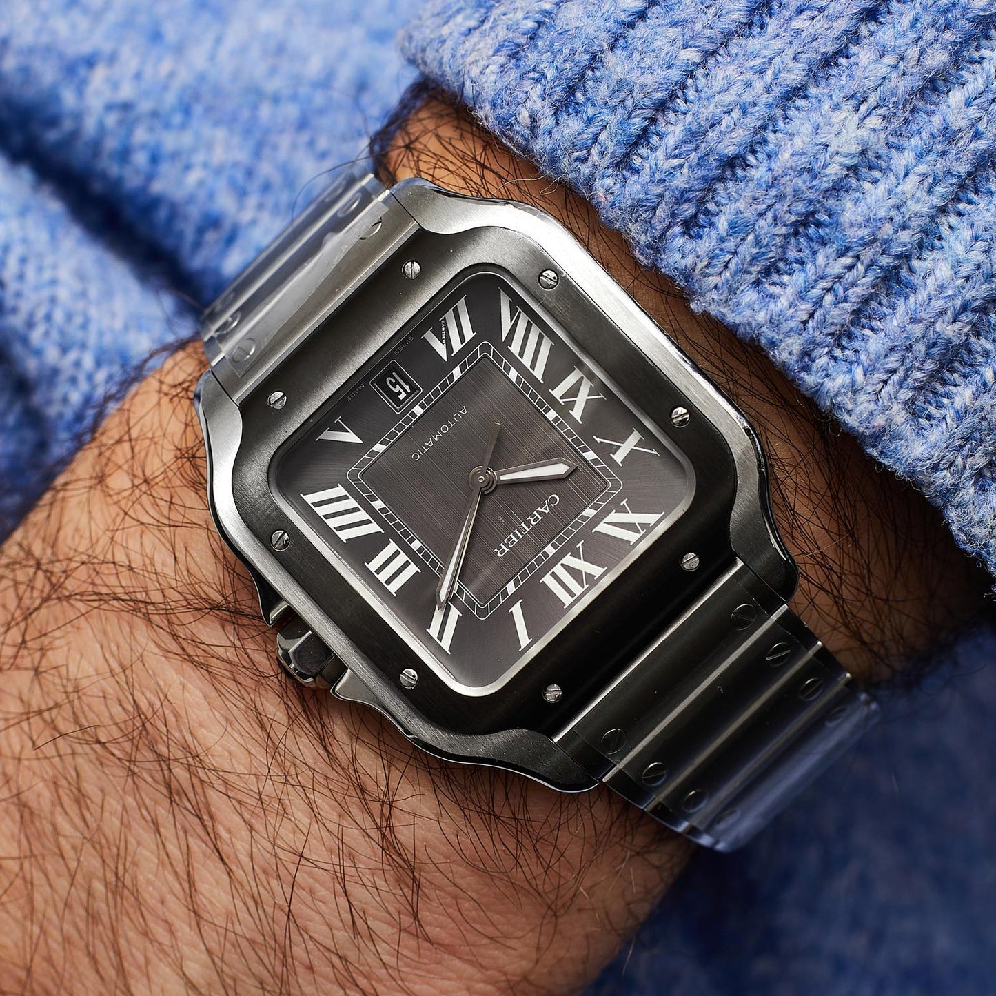 Pre-Owned Cartier Santos de Cartier WSSA0037