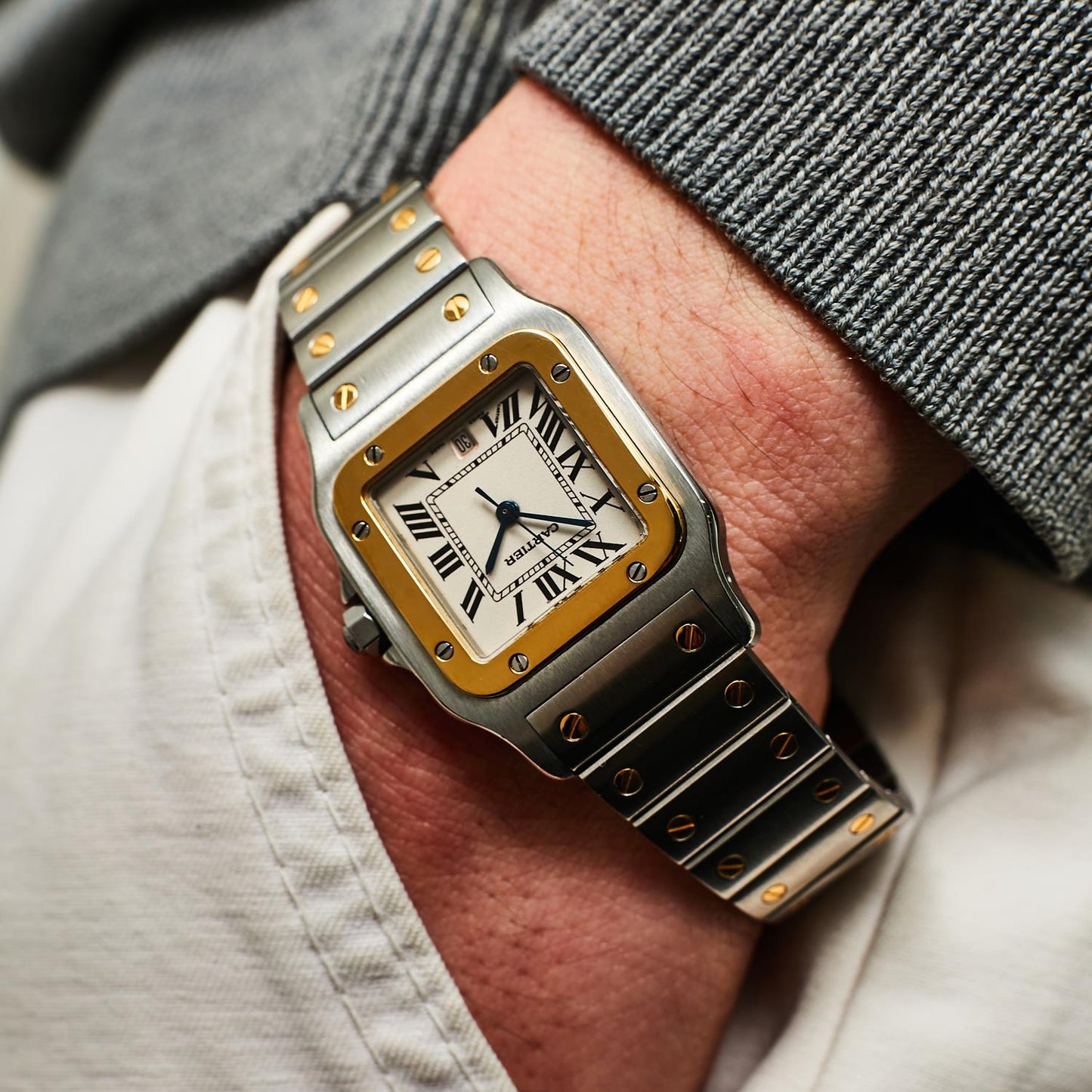 Pre-Owned Cartier Santos Galbee W20011C