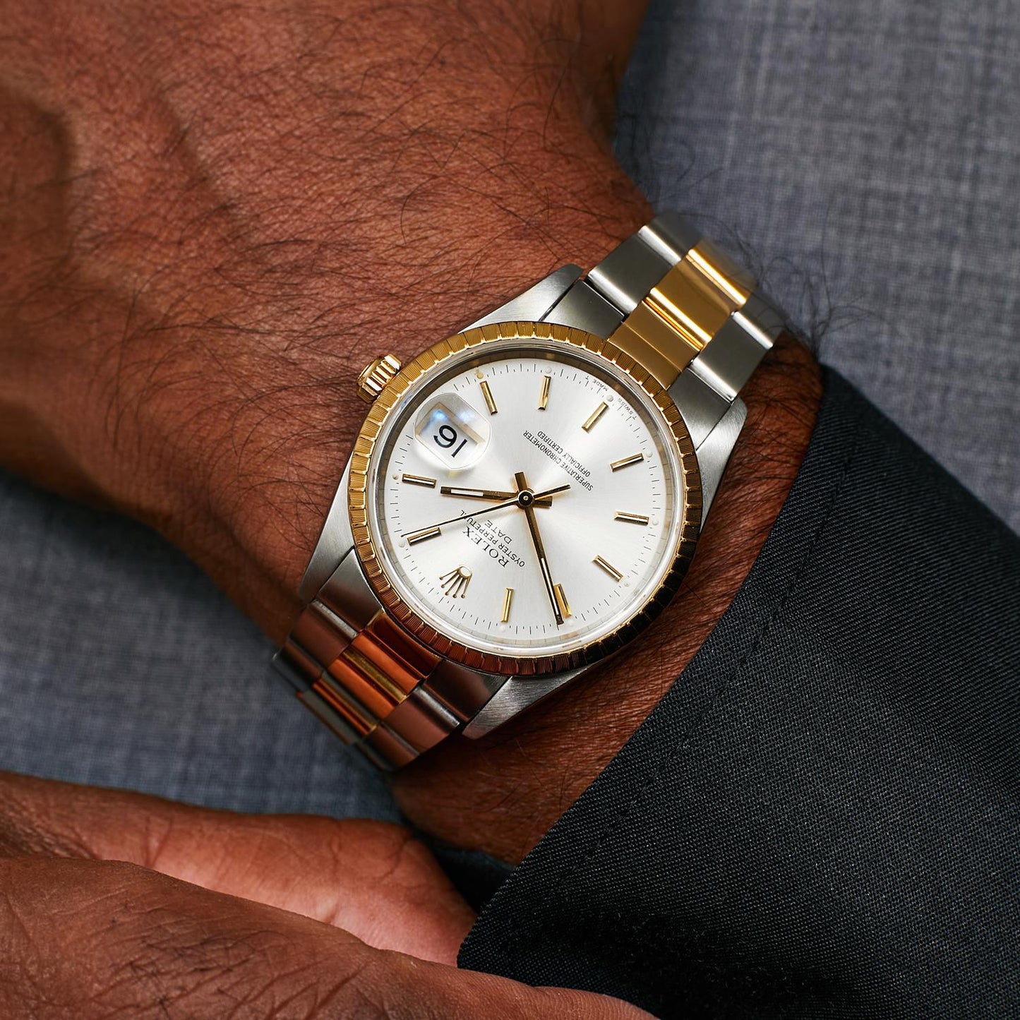 Pre-Owned Rolex Oyster Perpetual Date 34 15223