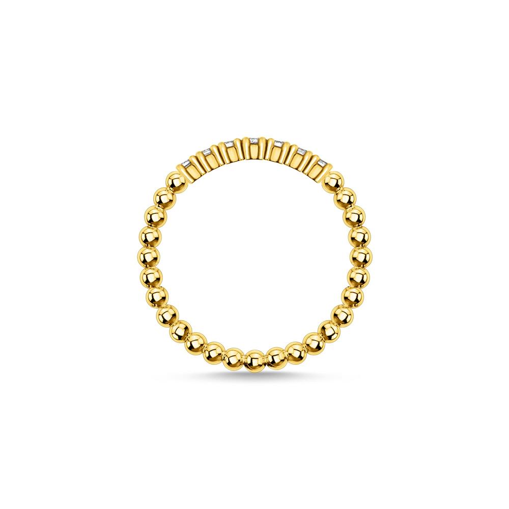 Thomas Sabo Ring Zirconia Dots Gold TR2323-414-14