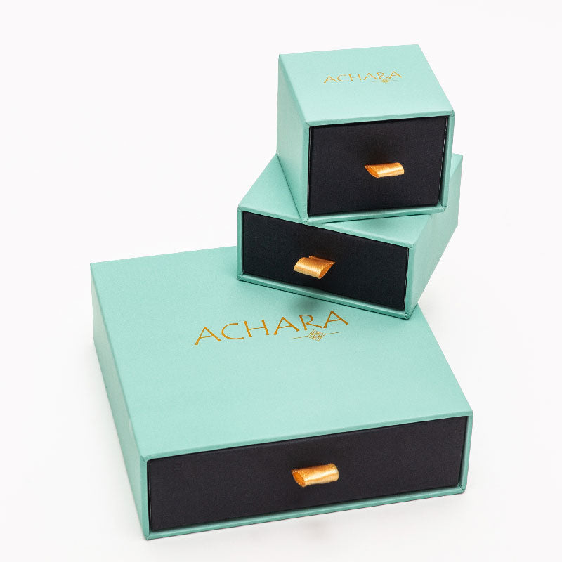 Achara Bezel Zirconia Mini Solitaire Necklace