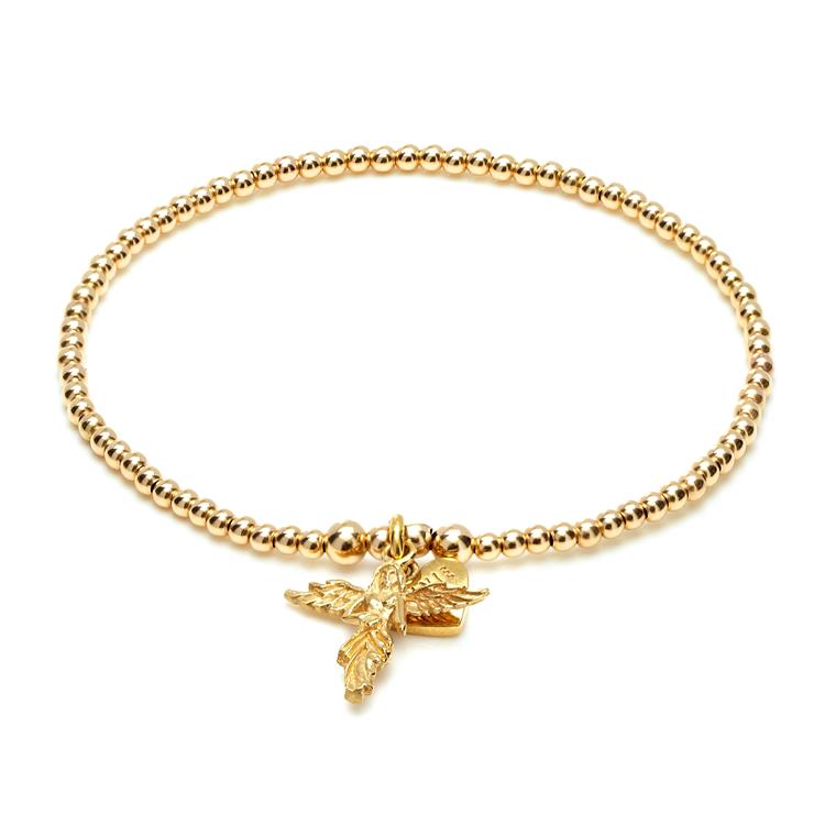 Annie Haak Santeenie Gold Bracelet Guardian Angel