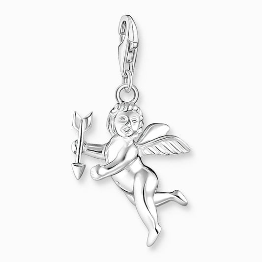 Thomas Sabo Silver Cupid Angel Charm 0001-001-12