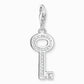 Thomas Sabo Silver Stone Set Key Charm 0010-051-14