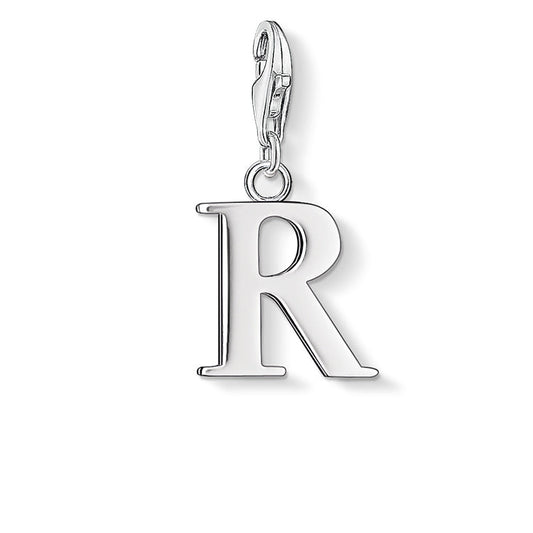 Thomas Sabo R Initial Silver Charm 0192-001-12