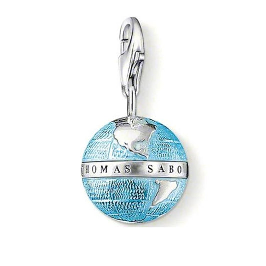 Thomas Sabo Blue Globe Charm 0754-007-1