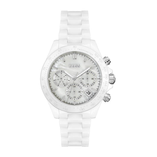 BOSS Ladies Novia White & Silver Watch 1502630