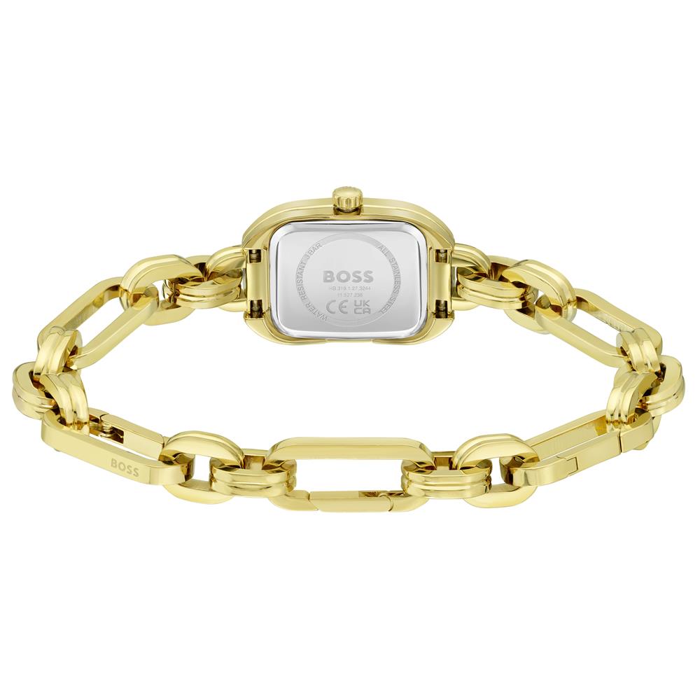 BOSS Ladies Hailey Gold Link Bracelet Watch 1502655