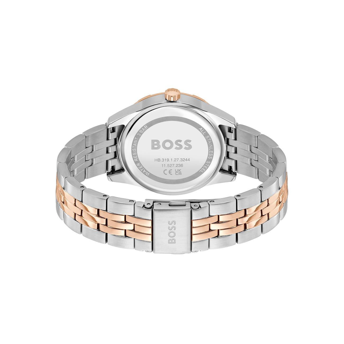 Boss Ladies Rhea Blue Two Tone Bracelet Watch 1502709