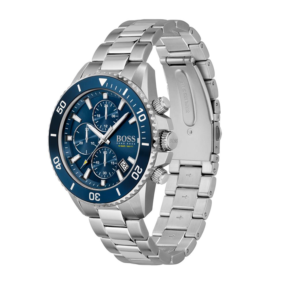 BOSS Admiral Blue Dial Steel Watch 1513907