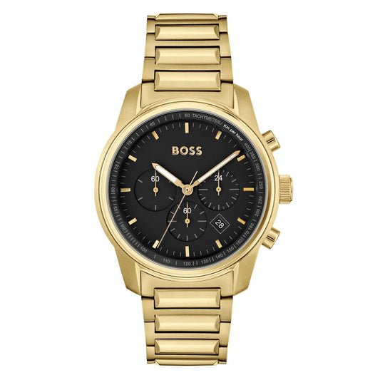 BOSS Gents Trace Gold Bracelet Watch 1514006