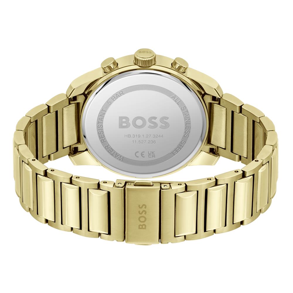 BOSS Gents Trace Gold Bracelet Watch 1514006