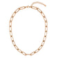 BOSS Ladies Rose Gold Chain Link Necklace 1580200