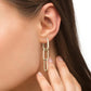BOSS Ladies Rose Gold Link Drop Earrings 1580202
