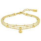 BOSS Ladies Iris Gold IP Crystal Bracelet 1580335