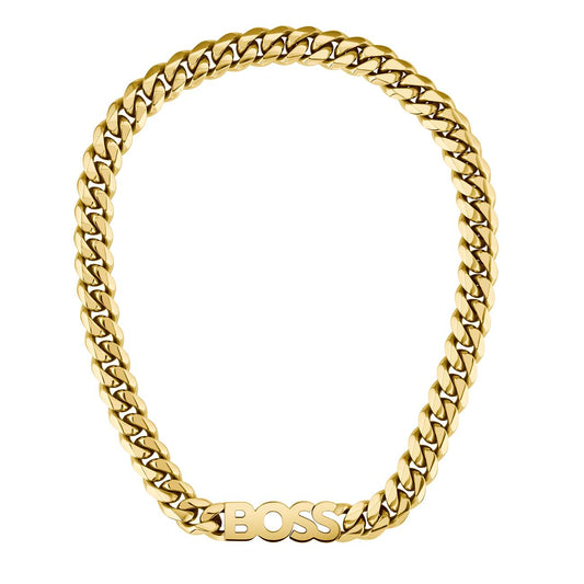 Boss Gents Kassy Light Yellow Gold Necklace 1580442