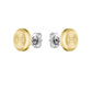 Boss Gents Yann Gold IP Circle Earrings 1580478