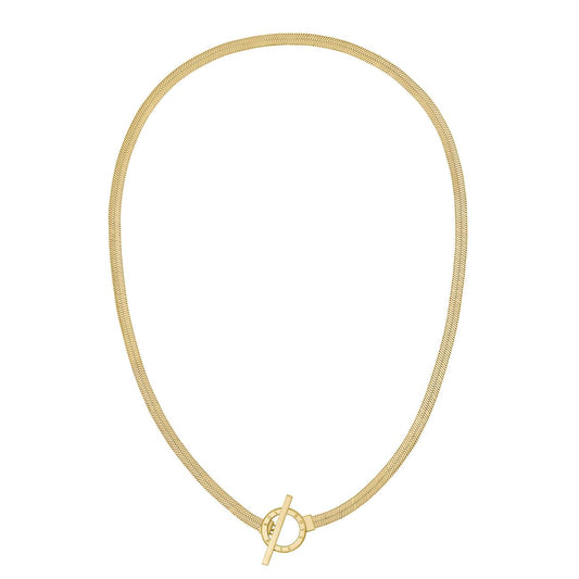 Boss Ladies Zia Gold IP Chain Necklace 1580480