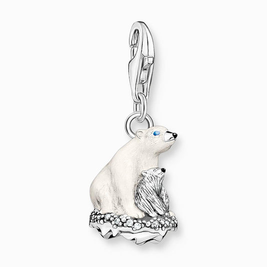 Thomas Sabo Silver Polar Bears Charm 1911-691-7