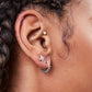 Achara Small Filigree Creole Earrings