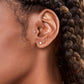 Achara Small Moon Star Stud Earrings
