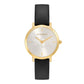 Olivia Burton Bee Ultra Slim Gold Black Watch 24000019