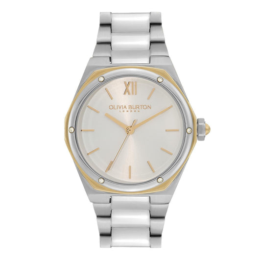 Olivia Burton Hexa Gold and Silver Watch 24000031
