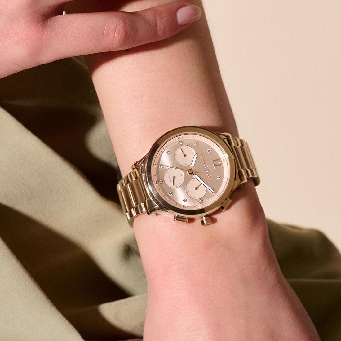 Olivia Burton Multi-Function Blush Gold Watch 24000055