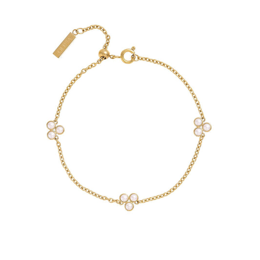 Olivia Burton Pearl Cluster Bracelet - Yellow Gold 24100069