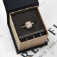 Pre-Owned 18ct Gold 1ct Diamond Halo Ring - Size J