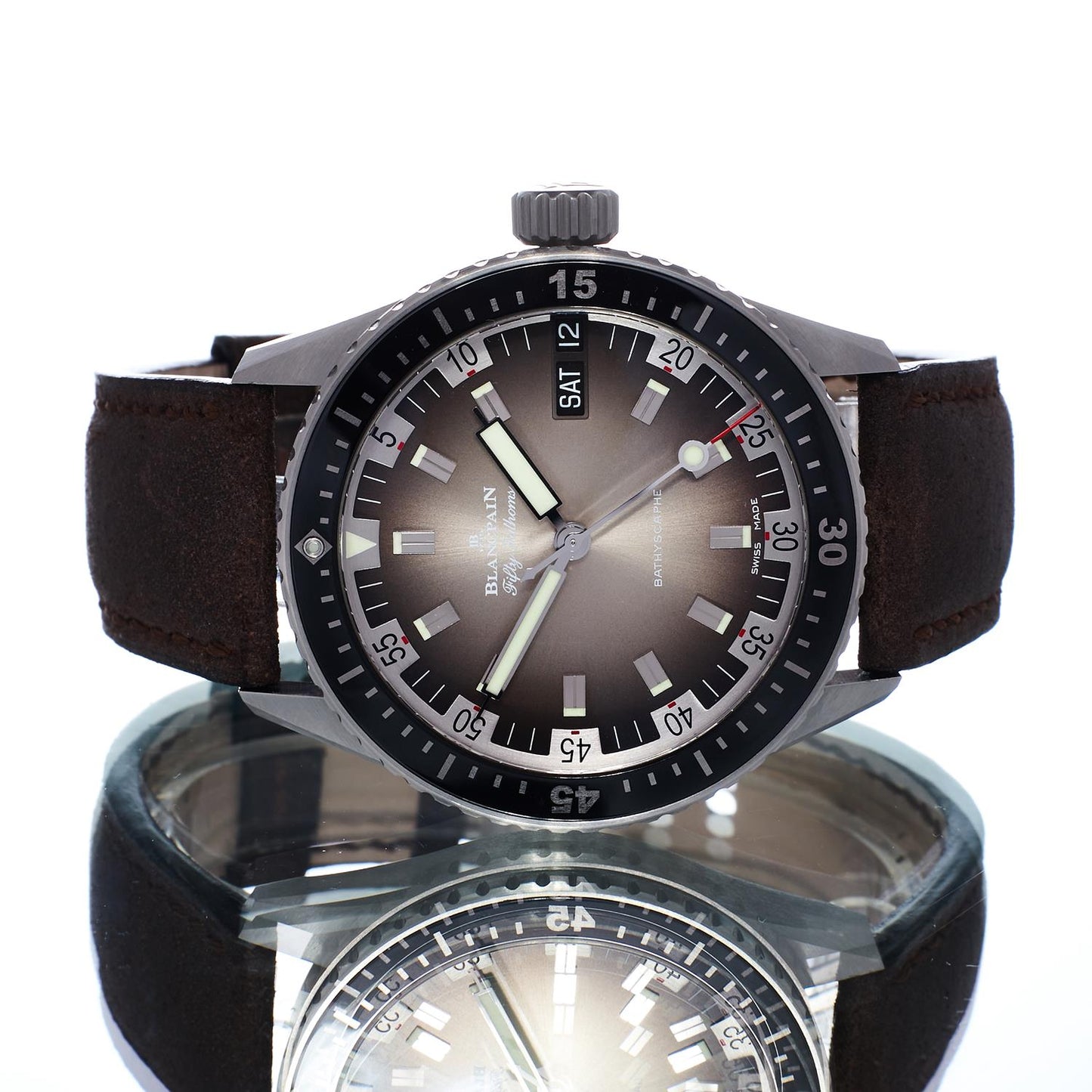 Pre-Owned Blancpain Fifty Fathoms Bathyscaphe 5052-1110