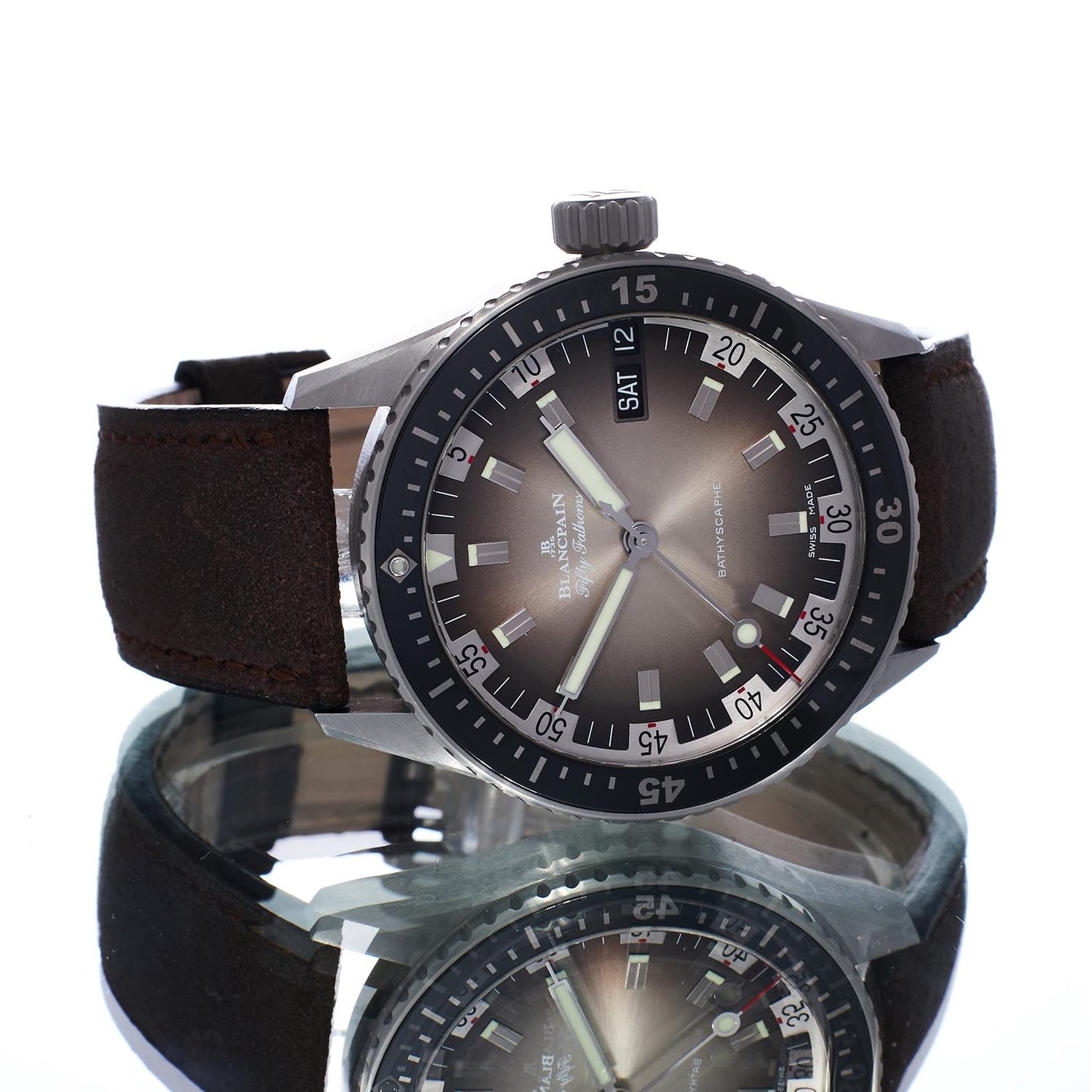 Pre-Owned Blancpain Fifty Fathoms Bathyscaphe 5052-1110