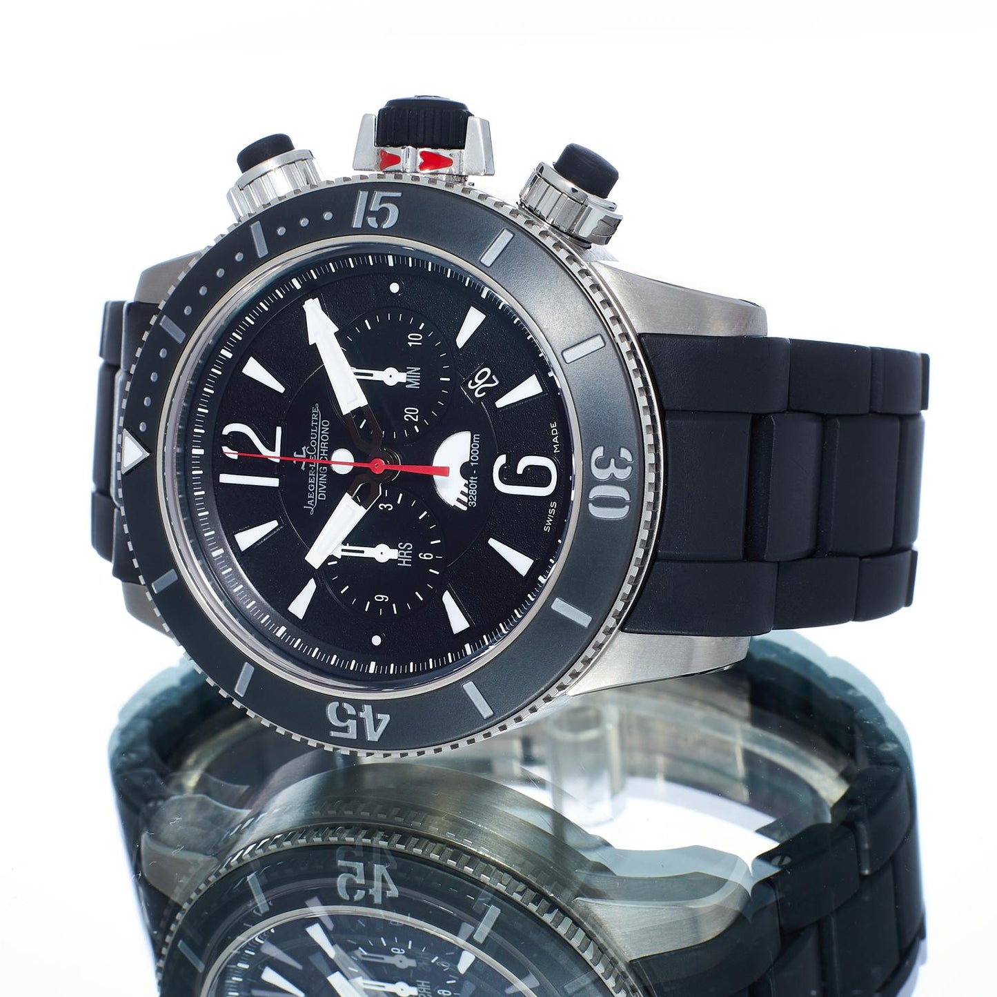 Pre-Owned Jaeger-LeCoultre Master Compressor Diving Chronograph GMT Navy SEALs Q178T470