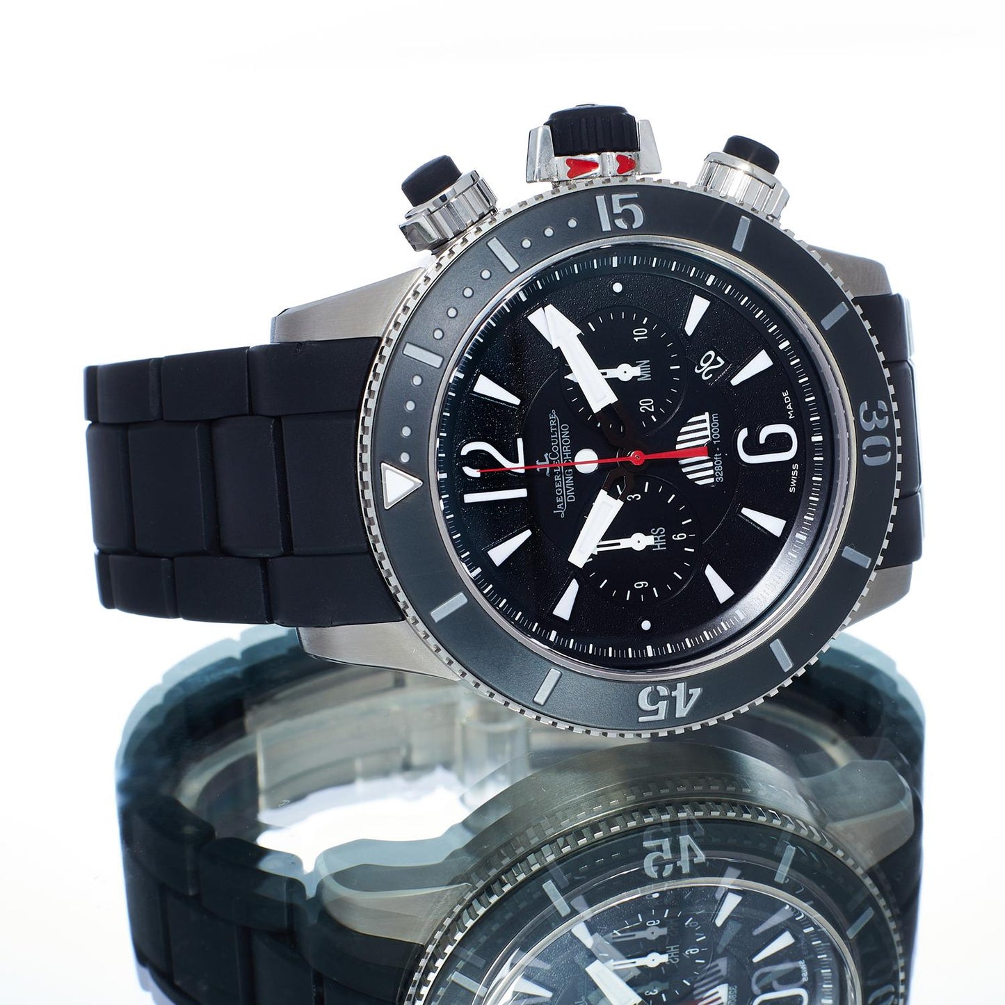 Pre-Owned Jaeger-LeCoultre Master Compressor Diving Chronograph GMT Navy SEALs Q178T470