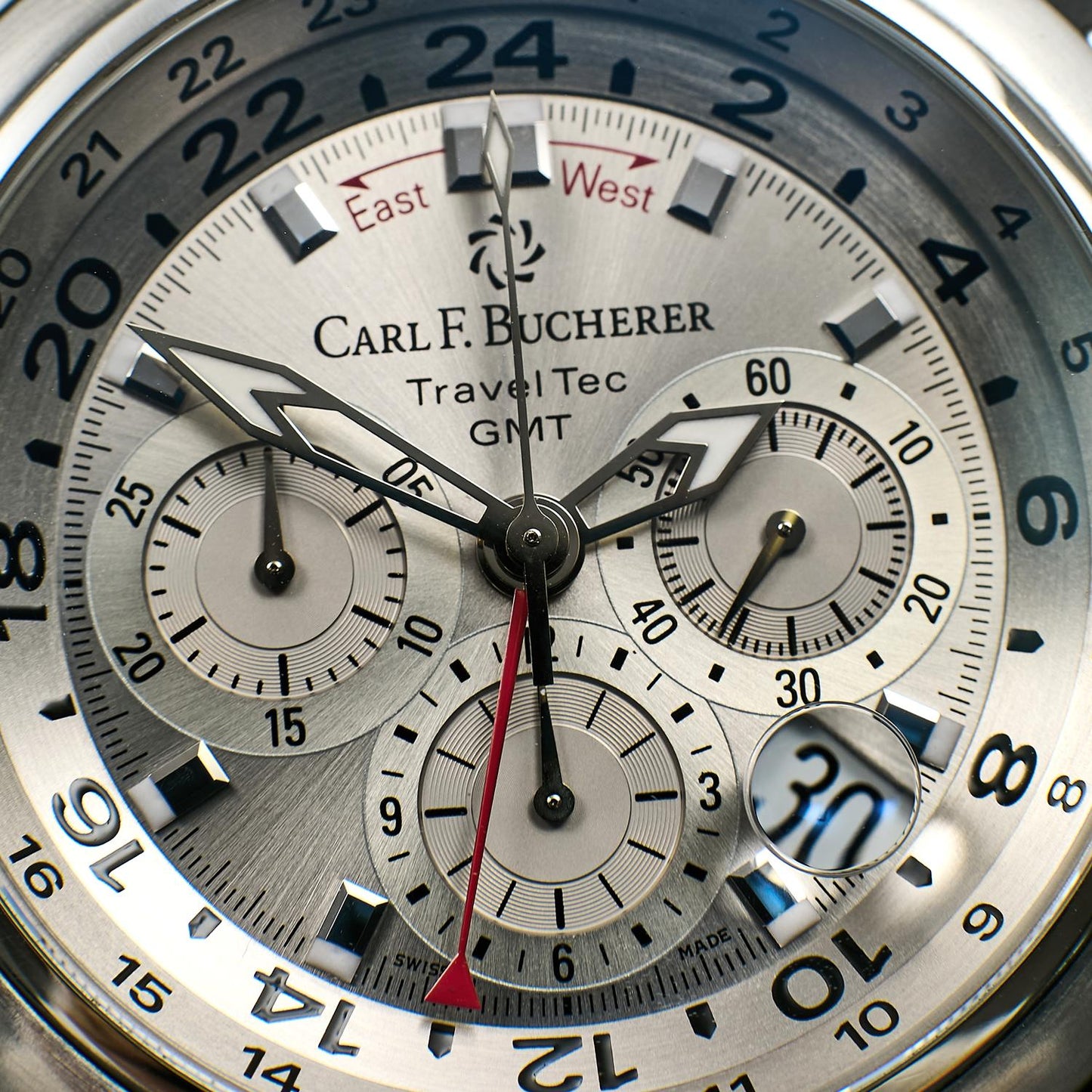Pre-Owned Carl F. Bucherer Patravi TravelTec 10620.08
