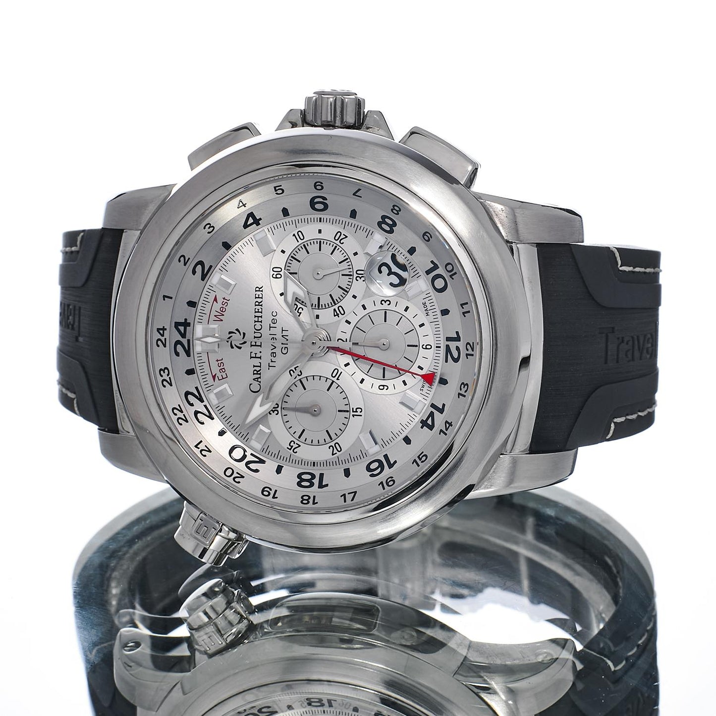 Pre-Owned Carl F. Bucherer Patravi TravelTec 10620.08