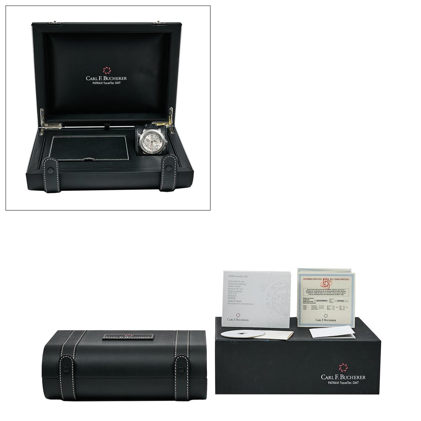 Pre-Owned Carl F. Bucherer Patravi TravelTec 10620.08