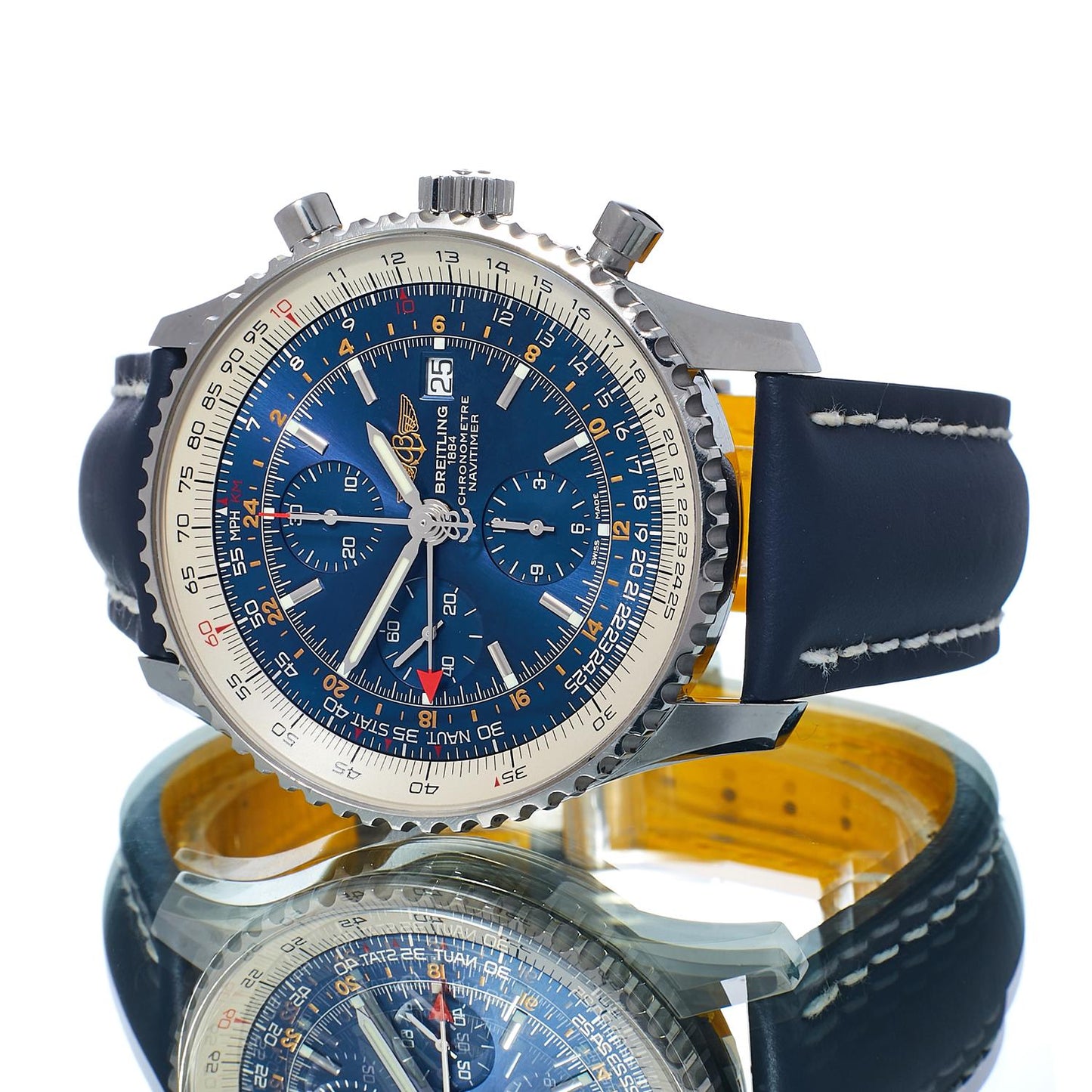 Pre-Owned Breitling Navitimer World A24322