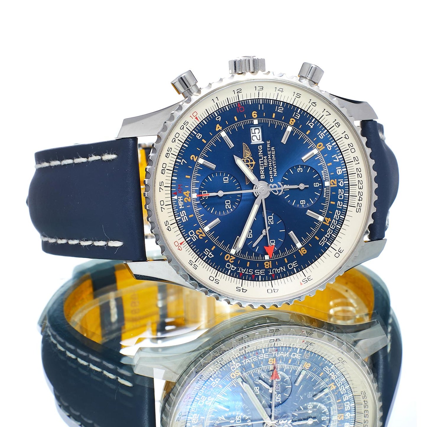 Pre-Owned Breitling Navitimer World A24322