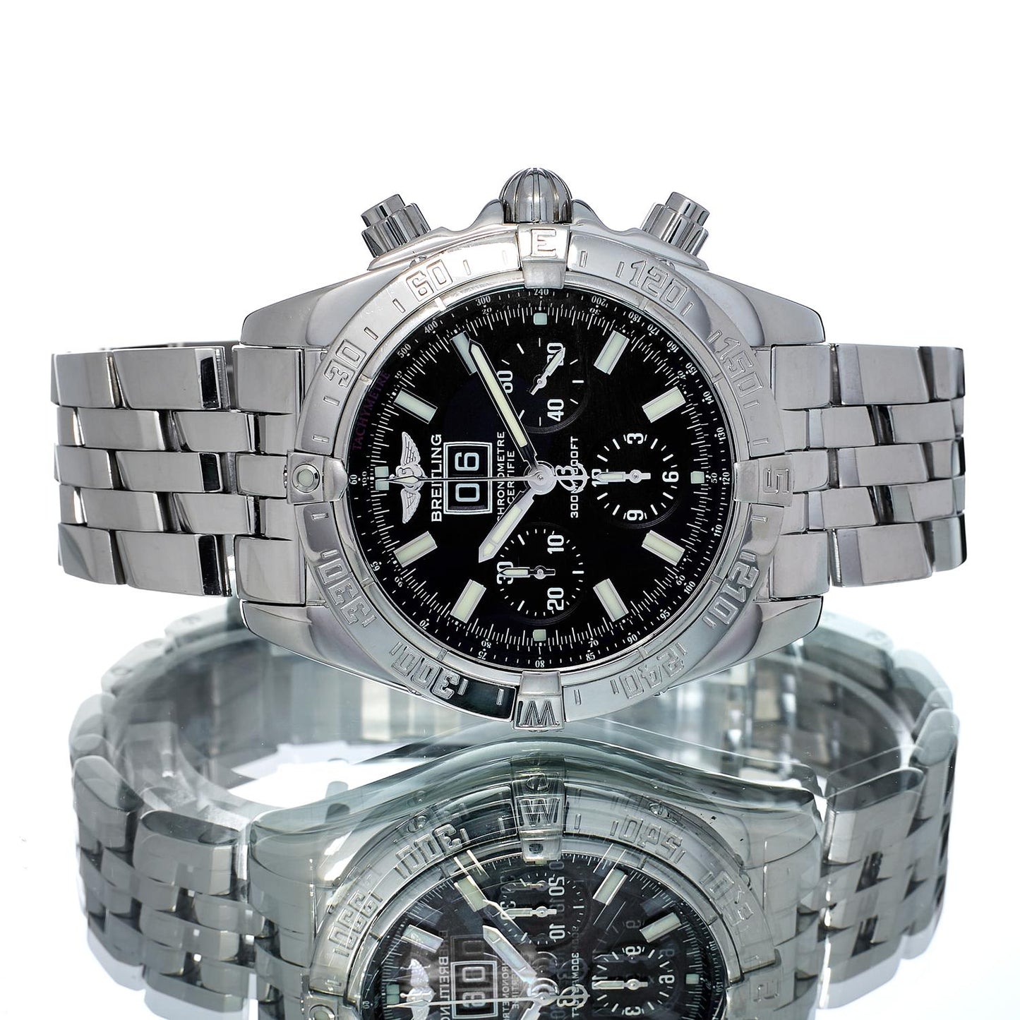 Gents S/Steel Breitling Blackbird A44359